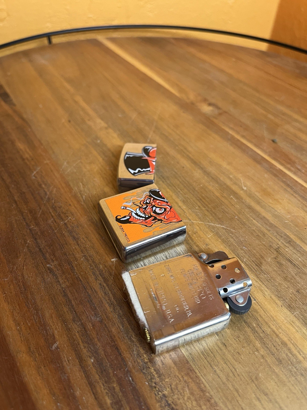 Vintage 2006 Trevco Dandy Devil Zippo Lighter