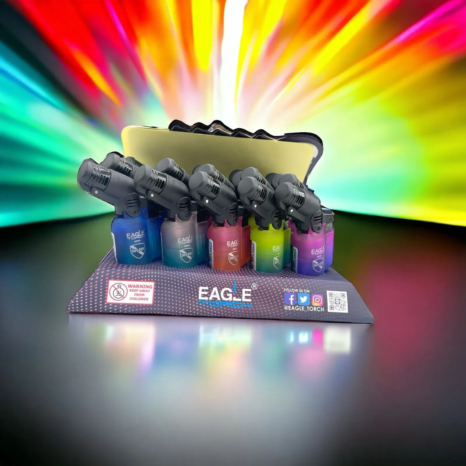 Eagle Torch – Mini Angled Gradient Torch Lighter Get 1 Torch Lighters