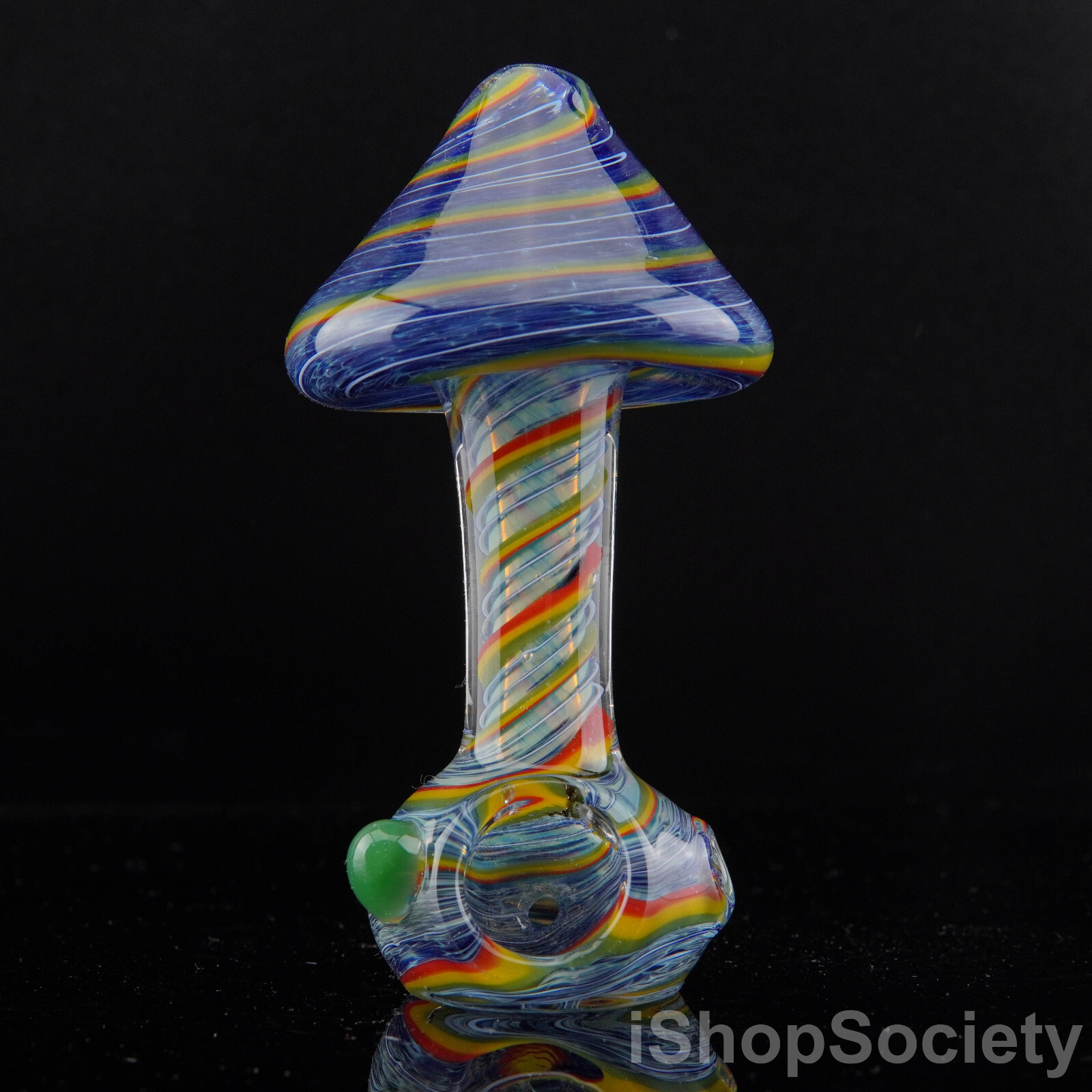 4.5″ Mushroom Shape Tobacco Smoking Pipe Thick Collectible Glass Pipes – P740B