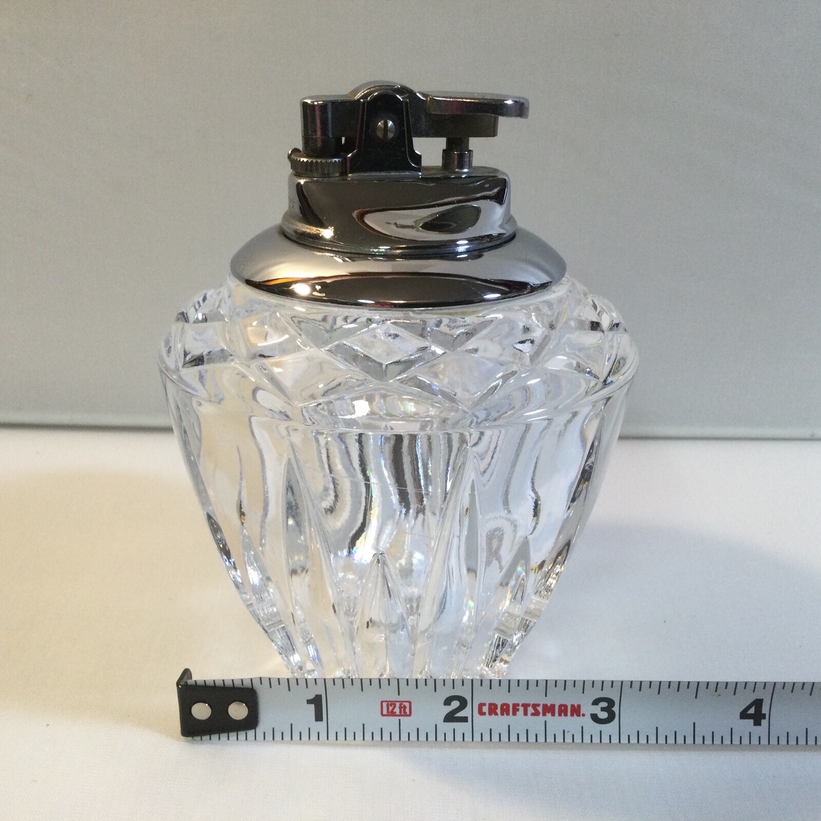 Vintage Princess House Lead Crystal 873 Table Lighter Japan