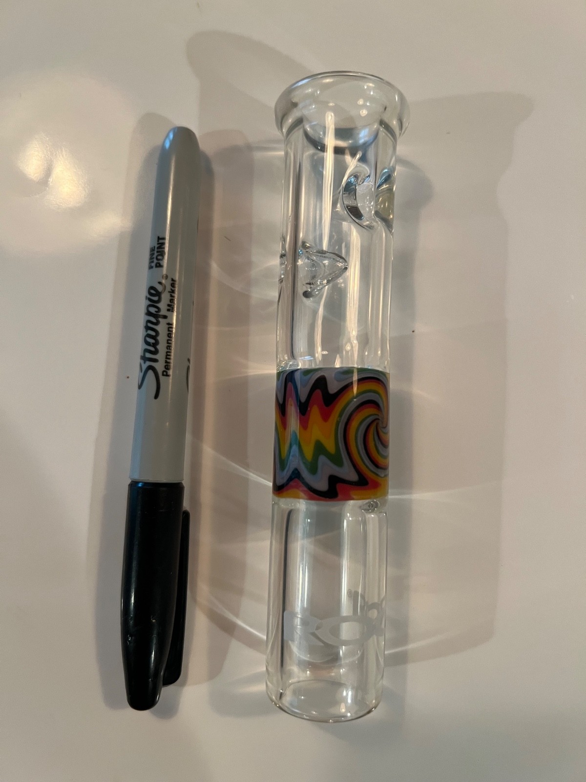 RooR XL Rainbow Craze JUMBO glass tip USA made in California