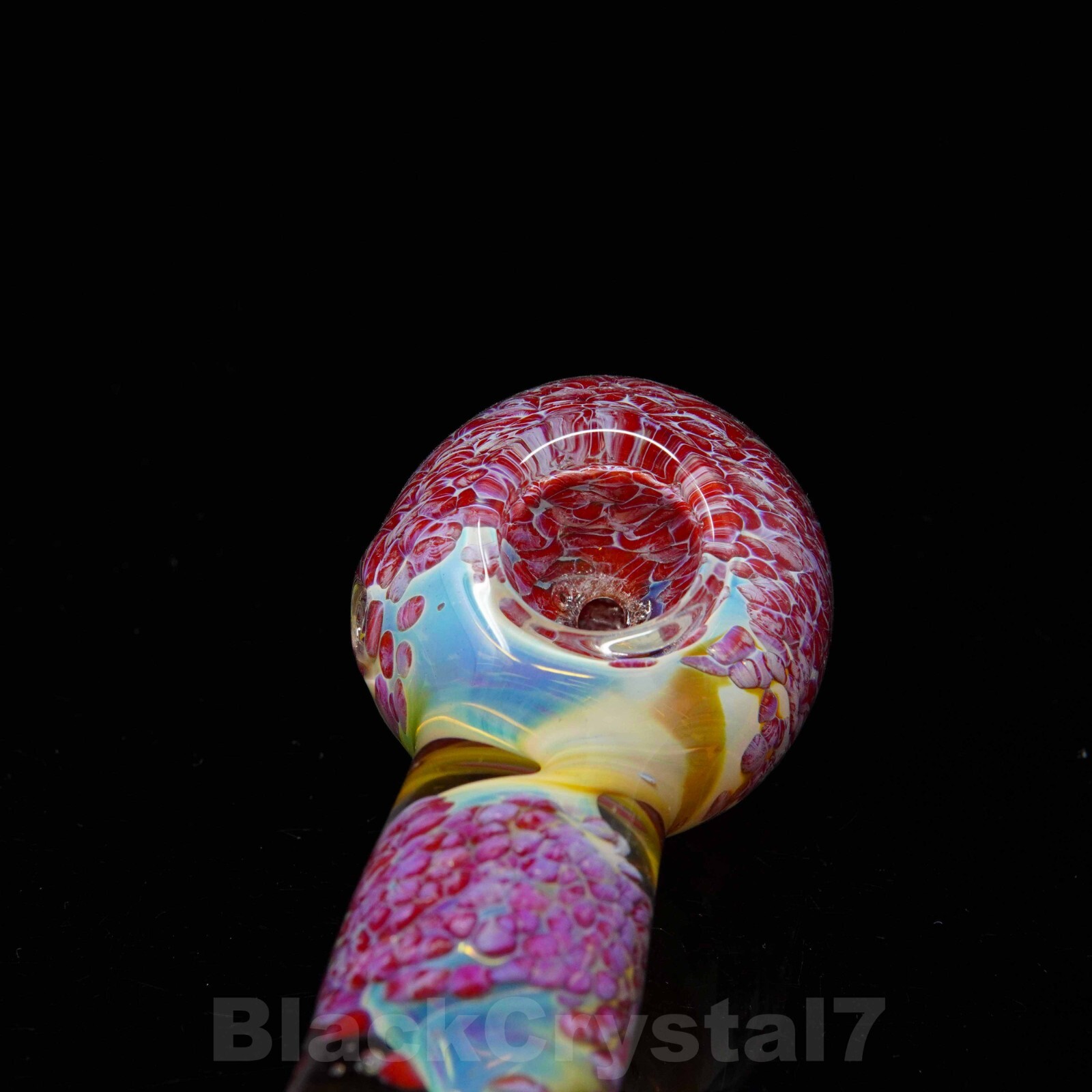 4.5 inch Handmade Thick Heavy Lava Red Marble Tobacco Smoking Bowl Glass Pipes