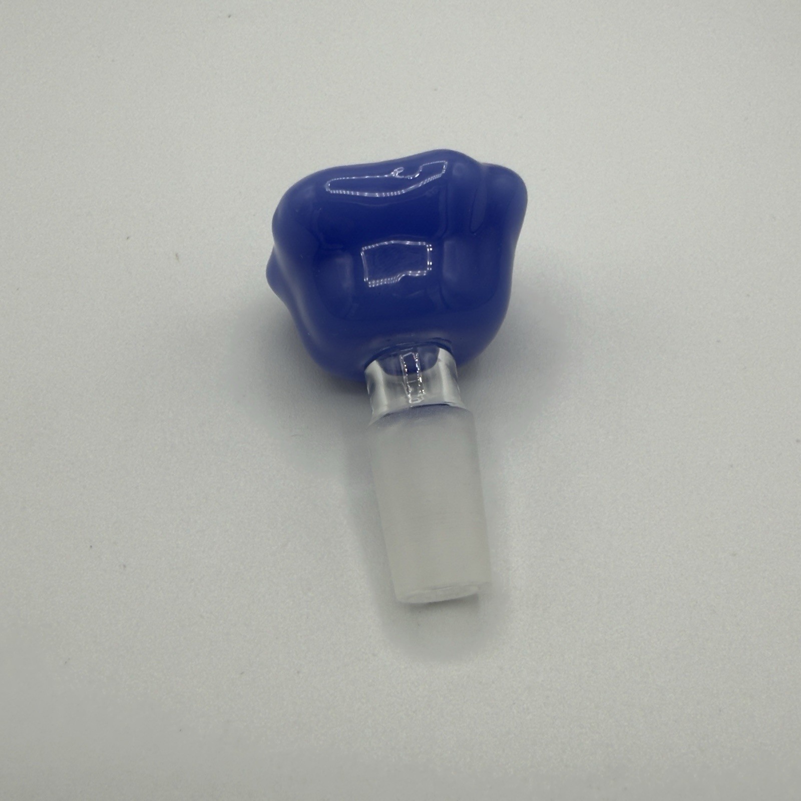 14mm Blue Blossom Flower Glass Bowl Slide Water Pipe Hookah Bong Bowl