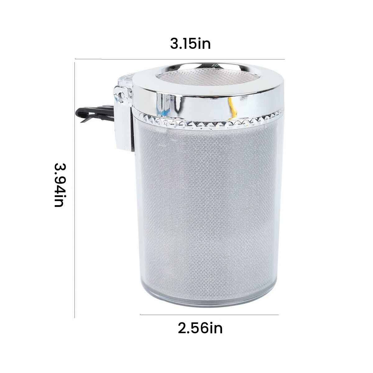 Car LED Light Up Ashtray Smokeless Ash Cigarette Cylinder Holder Cup Colorful