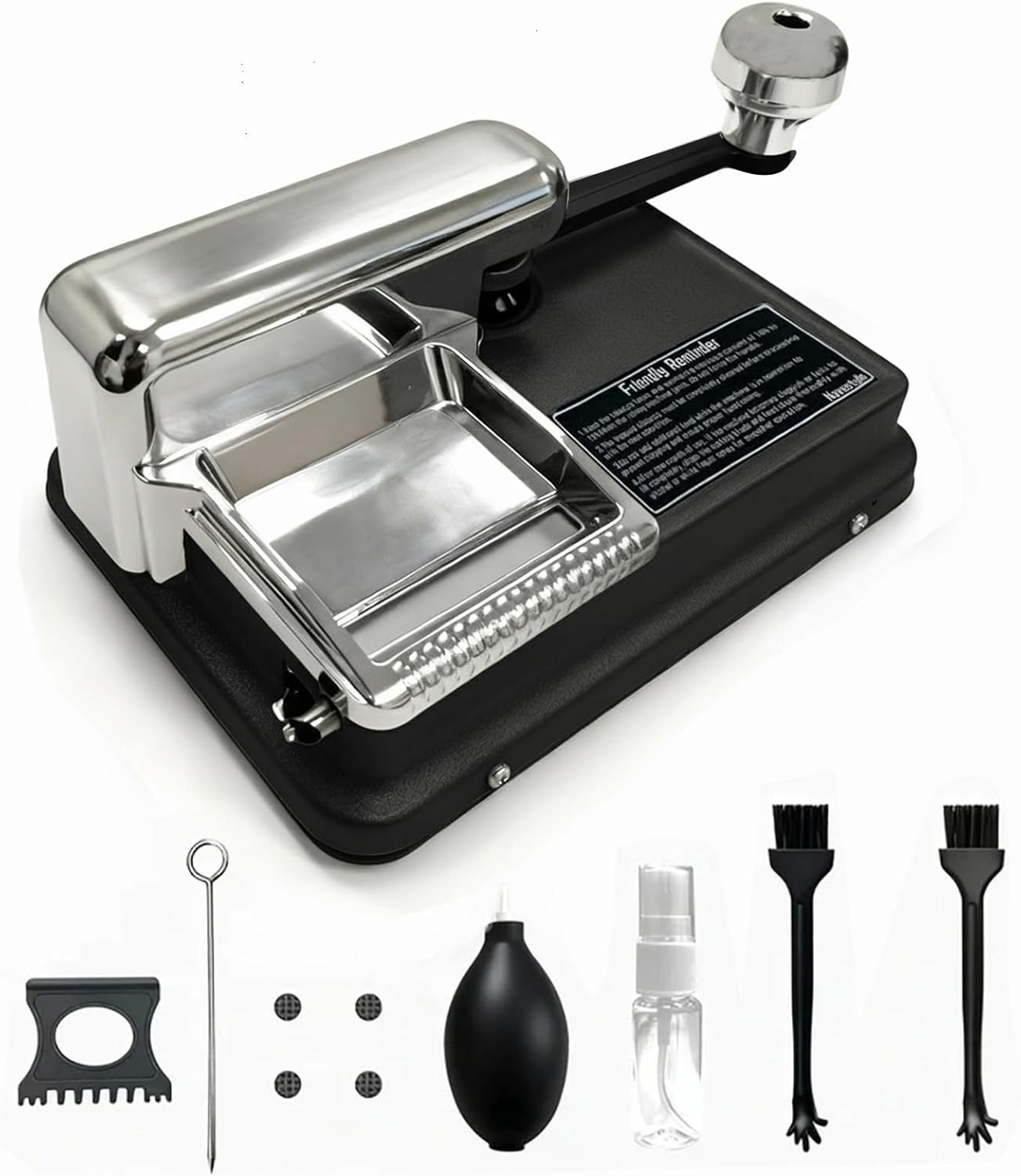 Cigarette Rolling Machine Manual, Dual-Track Upgrade Tobacco Injector, Cigarette
