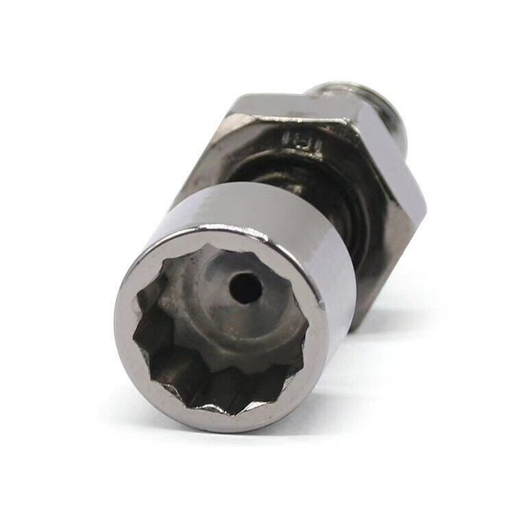 1PCS New Short Mouthpiece Filter Screw Nut Small Pipe Removable Metal Pipe