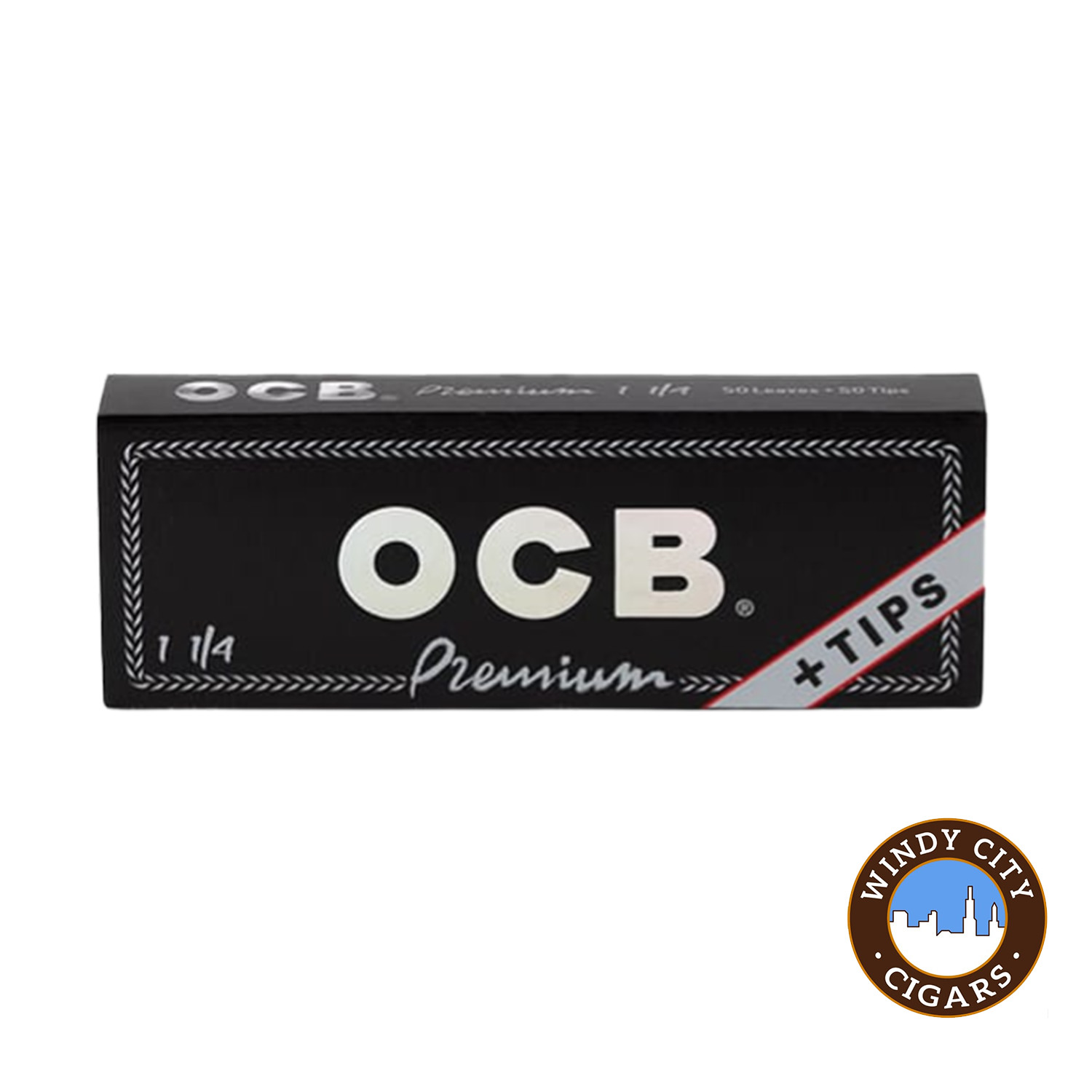 OCB Premium 1 1/4 Rolling Papers + Tips – 10 Packs
