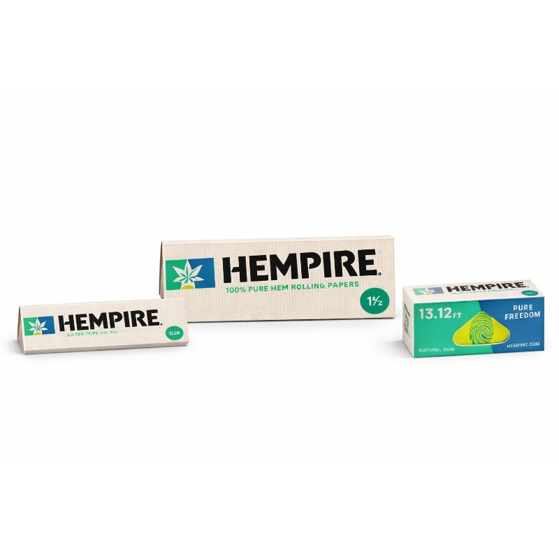 5x Hempire 1 1/4 Rolling Papers 50 Per Booklet Lot New Sealed 1.25”