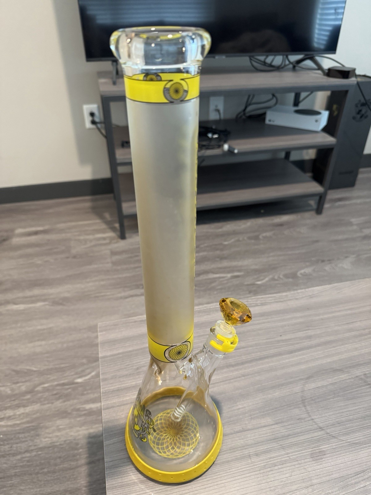Illadelph Signature Series 19 inch 5mm stem with 3 grinders, debowler + more
