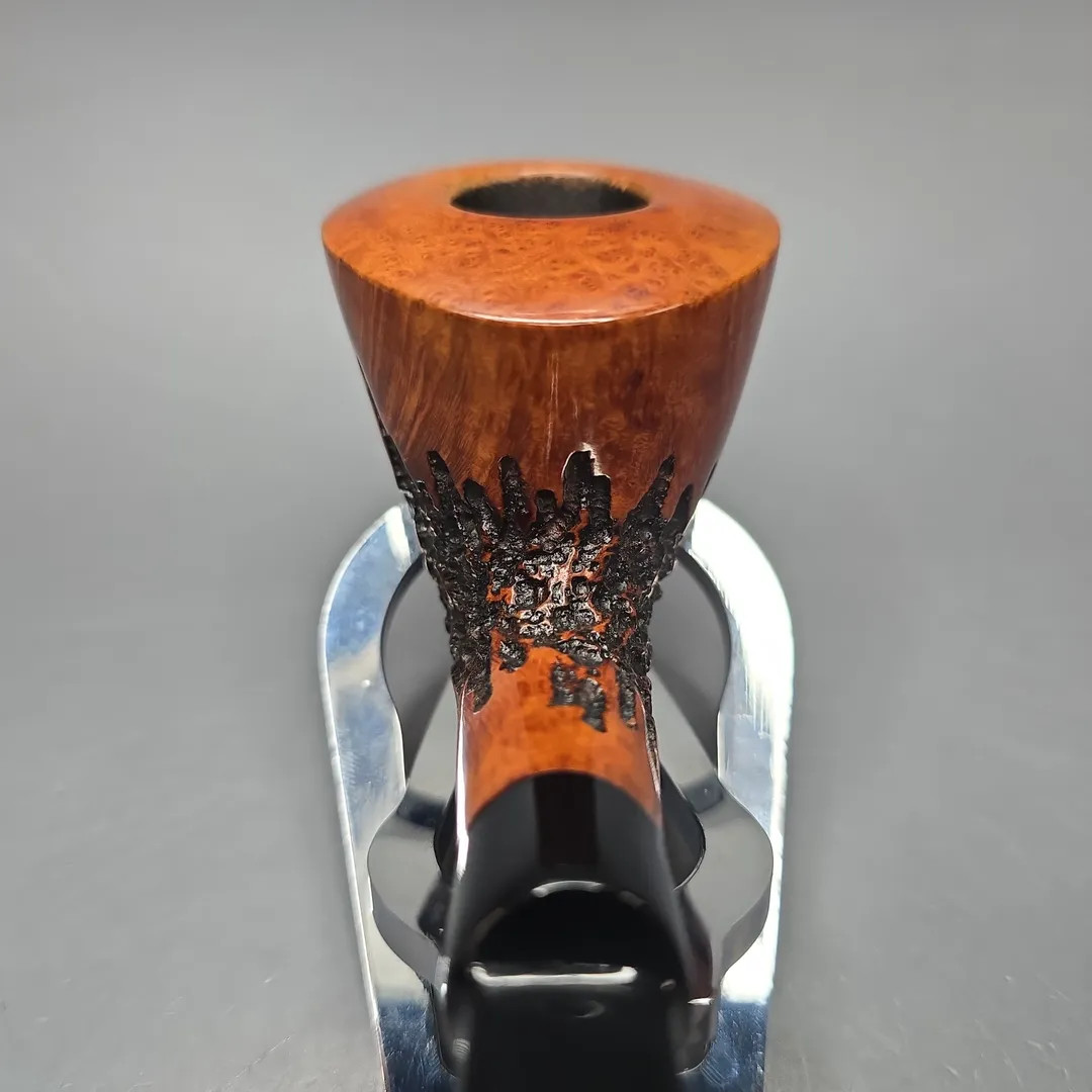 Stanwell Pre-2010 Rustico Partially Rusticated Estate Briar Pipe, Danish Estates