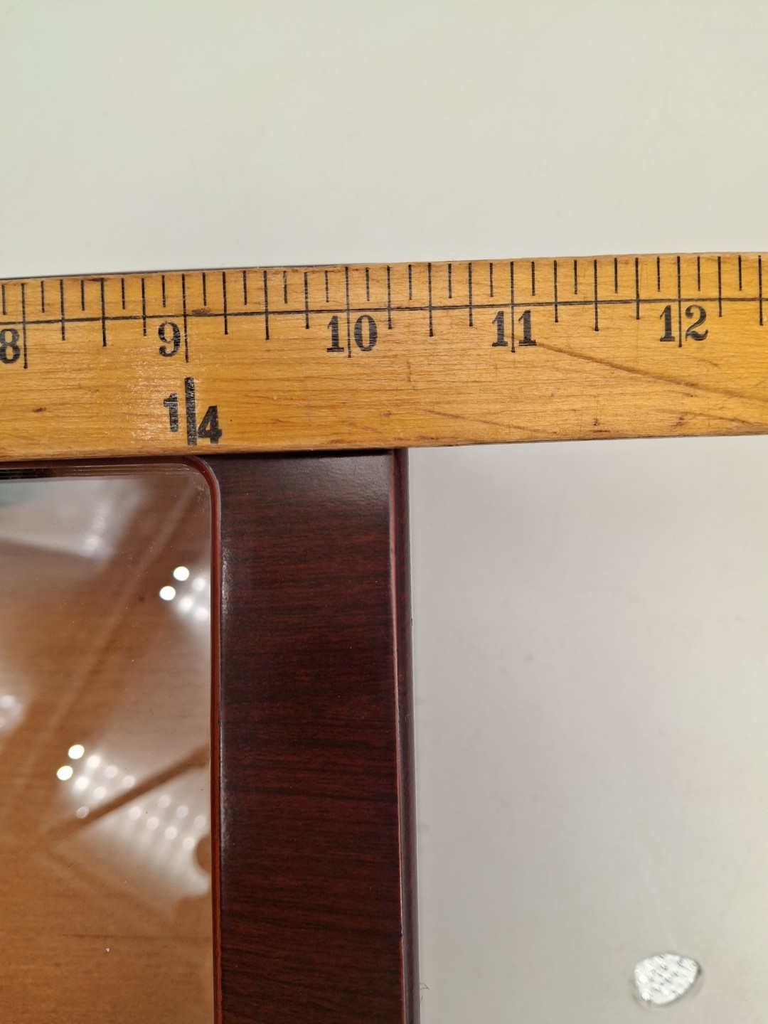 Humidor Supreme Wood Cigar Box Cedar Lined w Hygrometer Glass Top See Through
