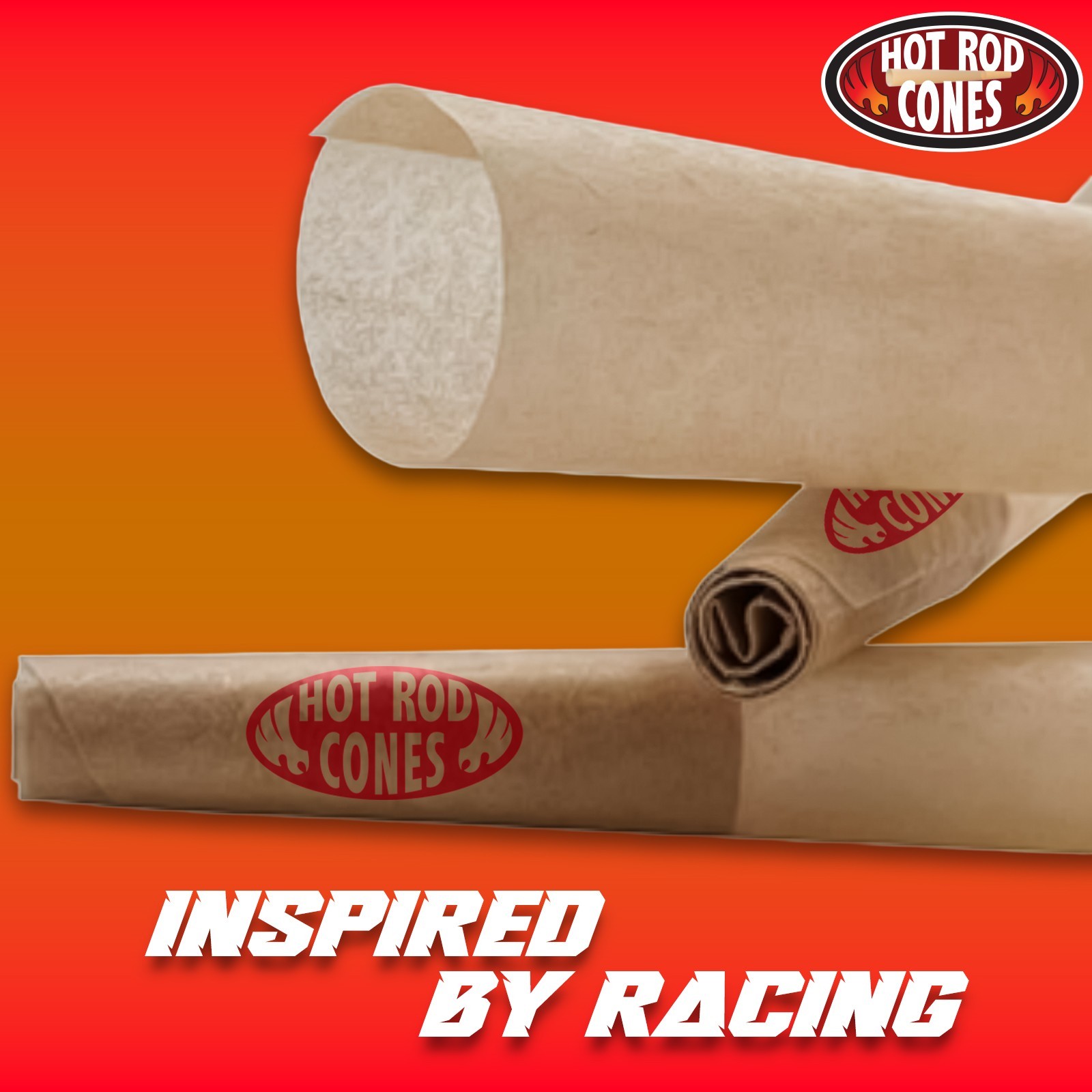 Hotrod Pre Rolled Cones Unbleached 70 mm – 50 CT – Rolling Paper Cones