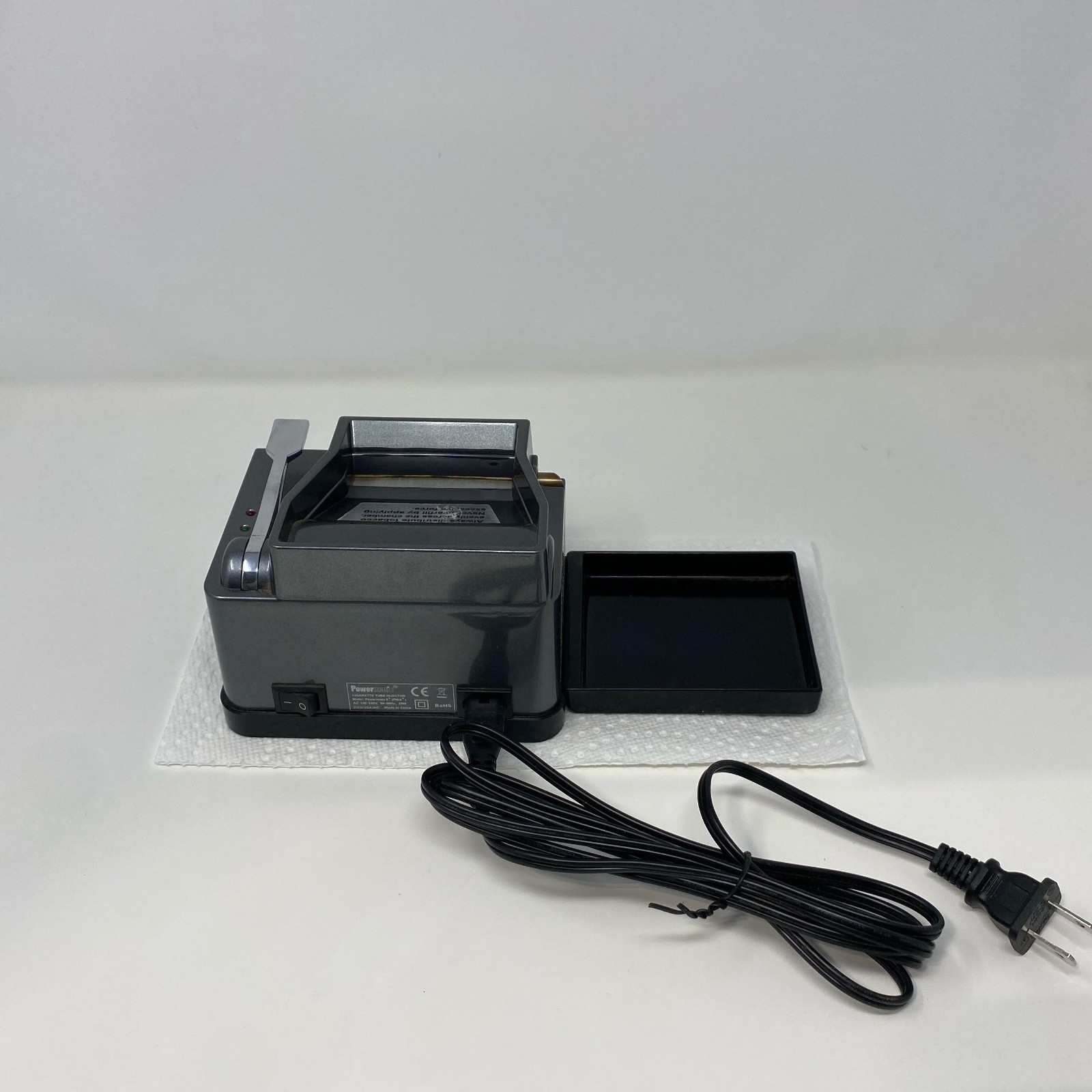 Powermatic II+ Electric Cigarette Injector, Gray, King & 100mm