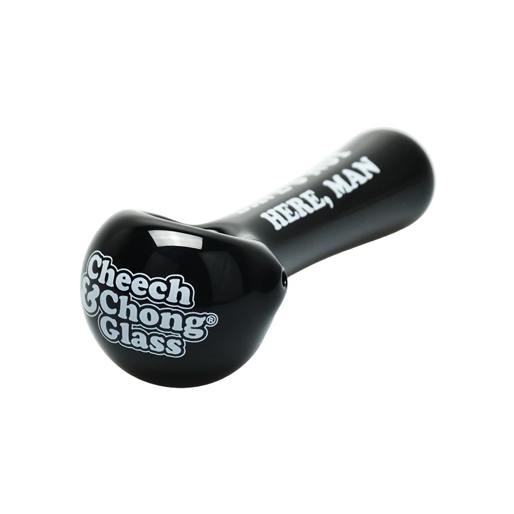 Cheech & Chong Glass Spoon Pipe | Dave’s Not Here, Man For Tobacco Use NIB