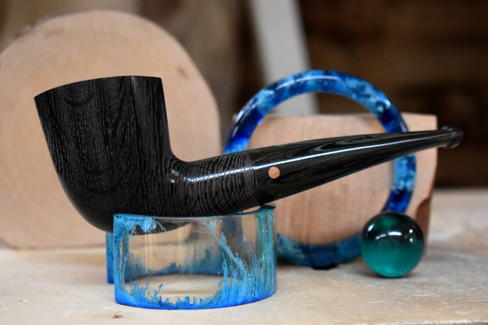Moretti Pipe Morta Smooth Freehand Cumberland Stem Hand Cut
