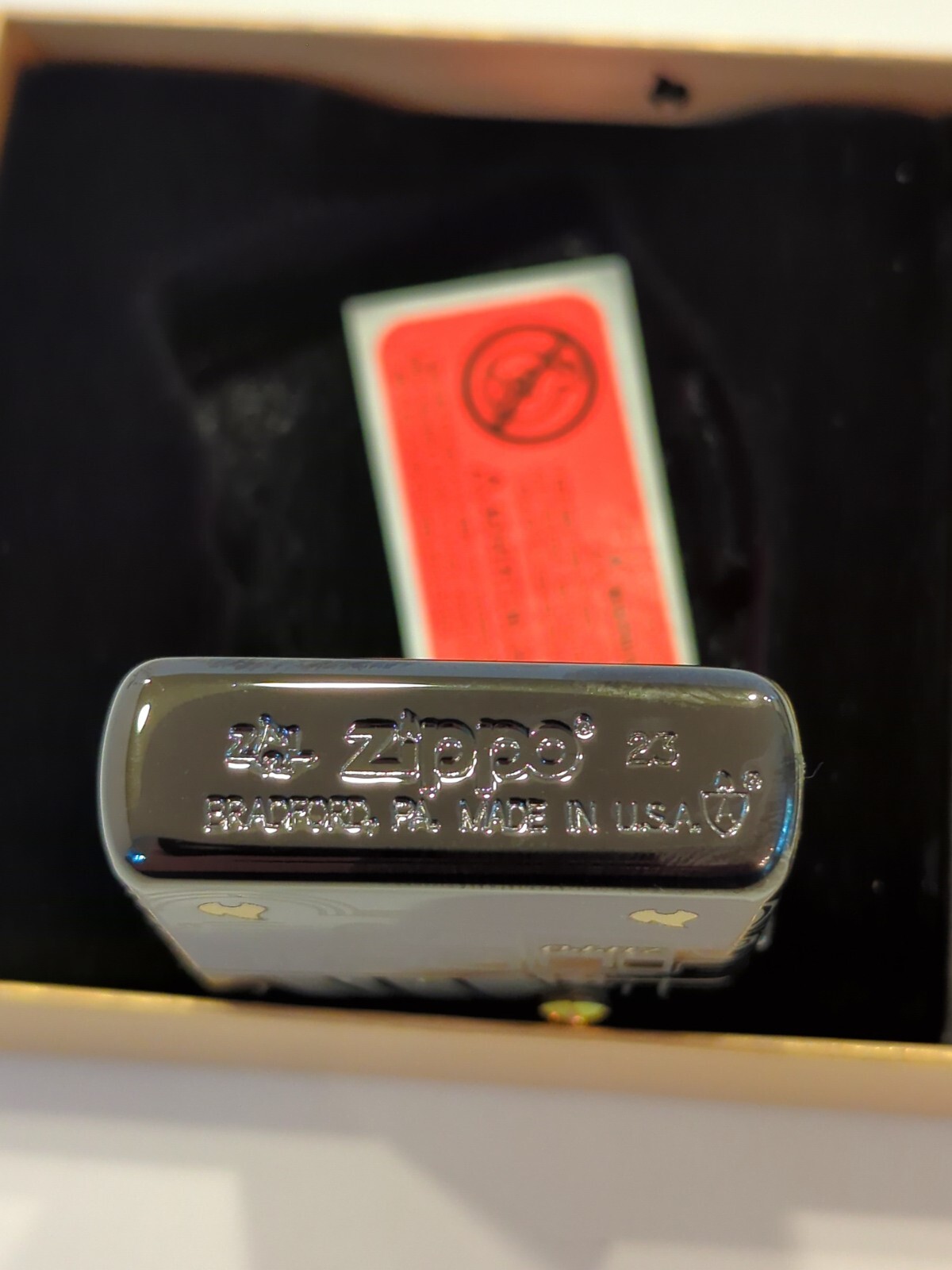 2023 Collectible of the Year 48691 ZIPPO CAR 75th Anniversary HIGH POLISH BLACK