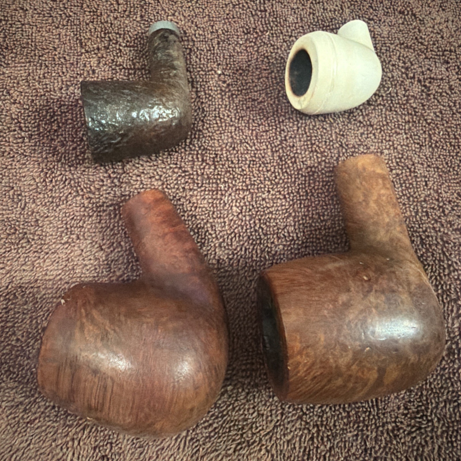 Lot Of 13 Tobacco Pipes & Stems Mixed Lot Preowned Mostly Branded As Shown READ