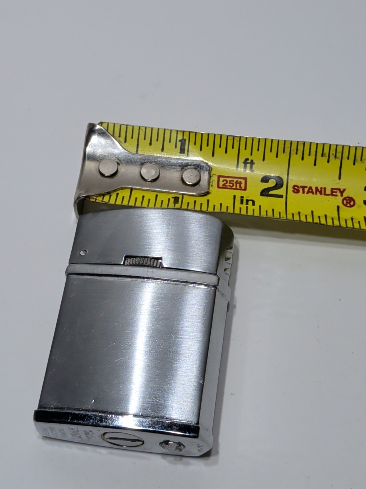 ✨VINTAGE✨ Hadson Sparky Super Quality Chrome Silver Tone Cigarette Lighter Japan