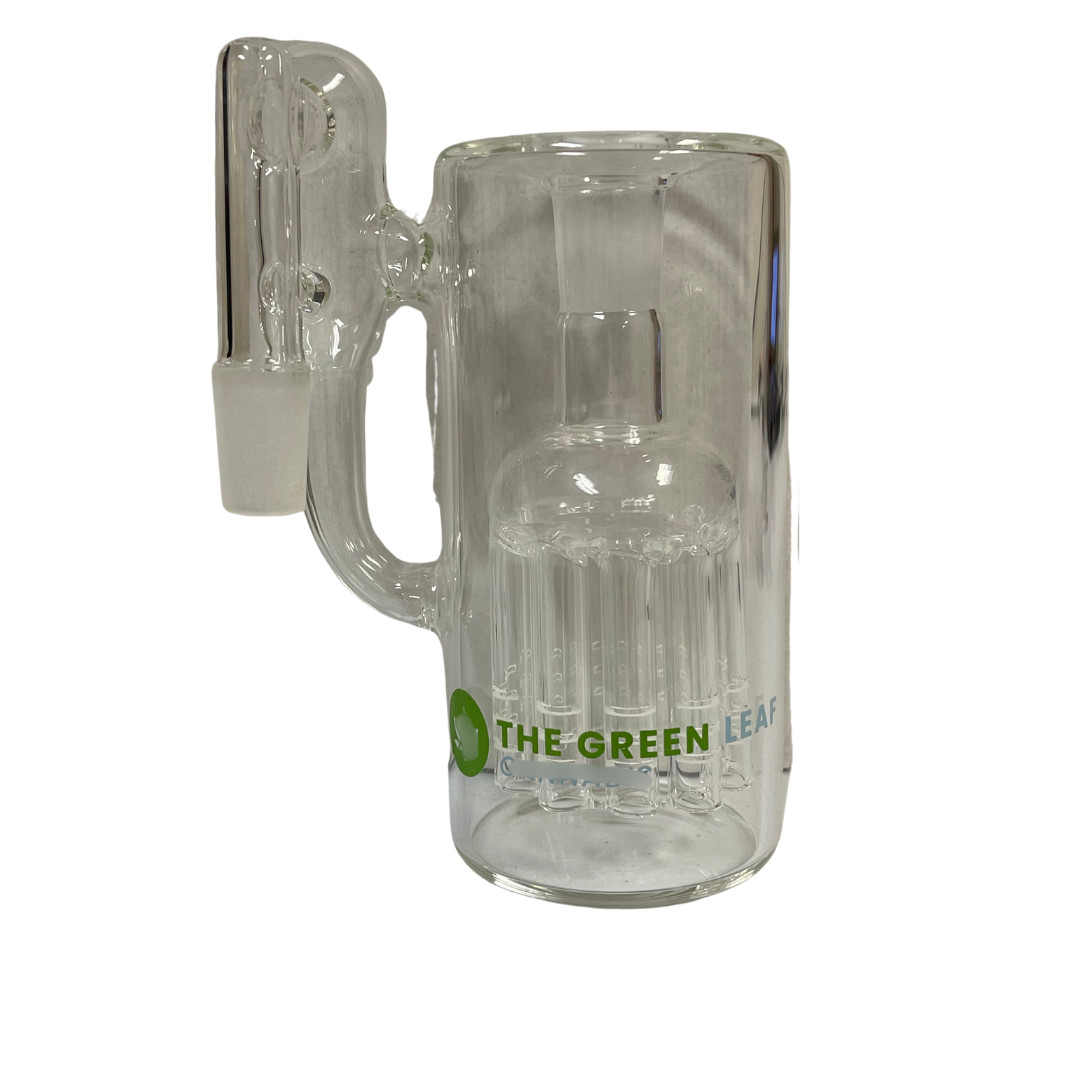 Glass Ash Catcher for Tobacco 14mm 90 degrees- Handmade – The Green Leaf Branded