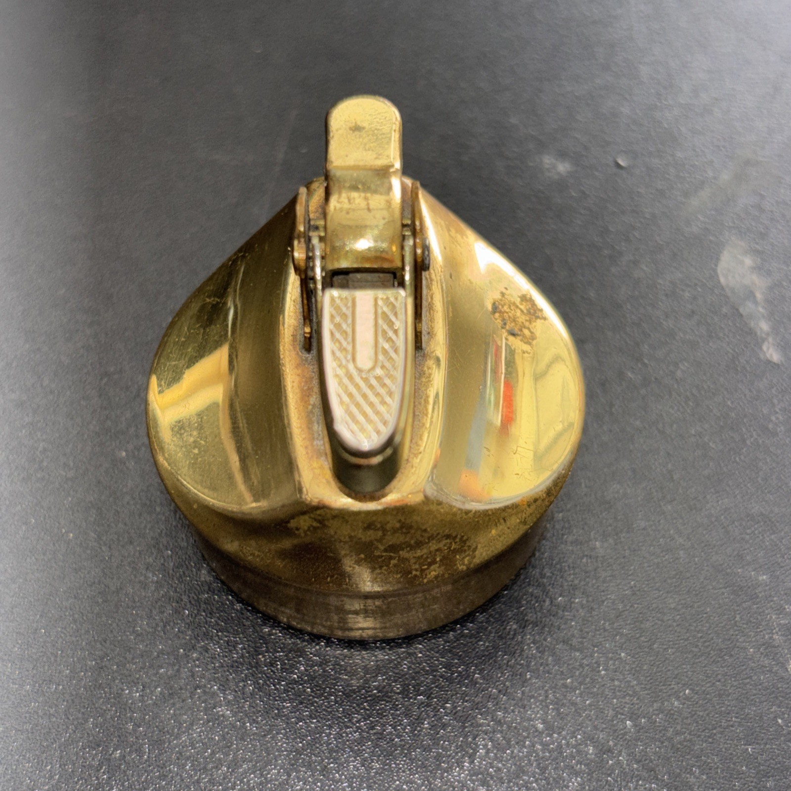 Brass Table Lighter, Vintage Mint