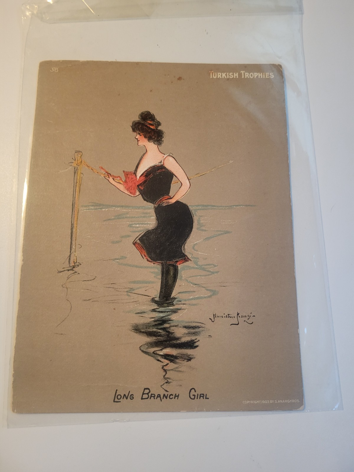 HAMILTON KING-LONG BRANCH-NJ GIRL TURKISH TROPHIES 8×6 #36