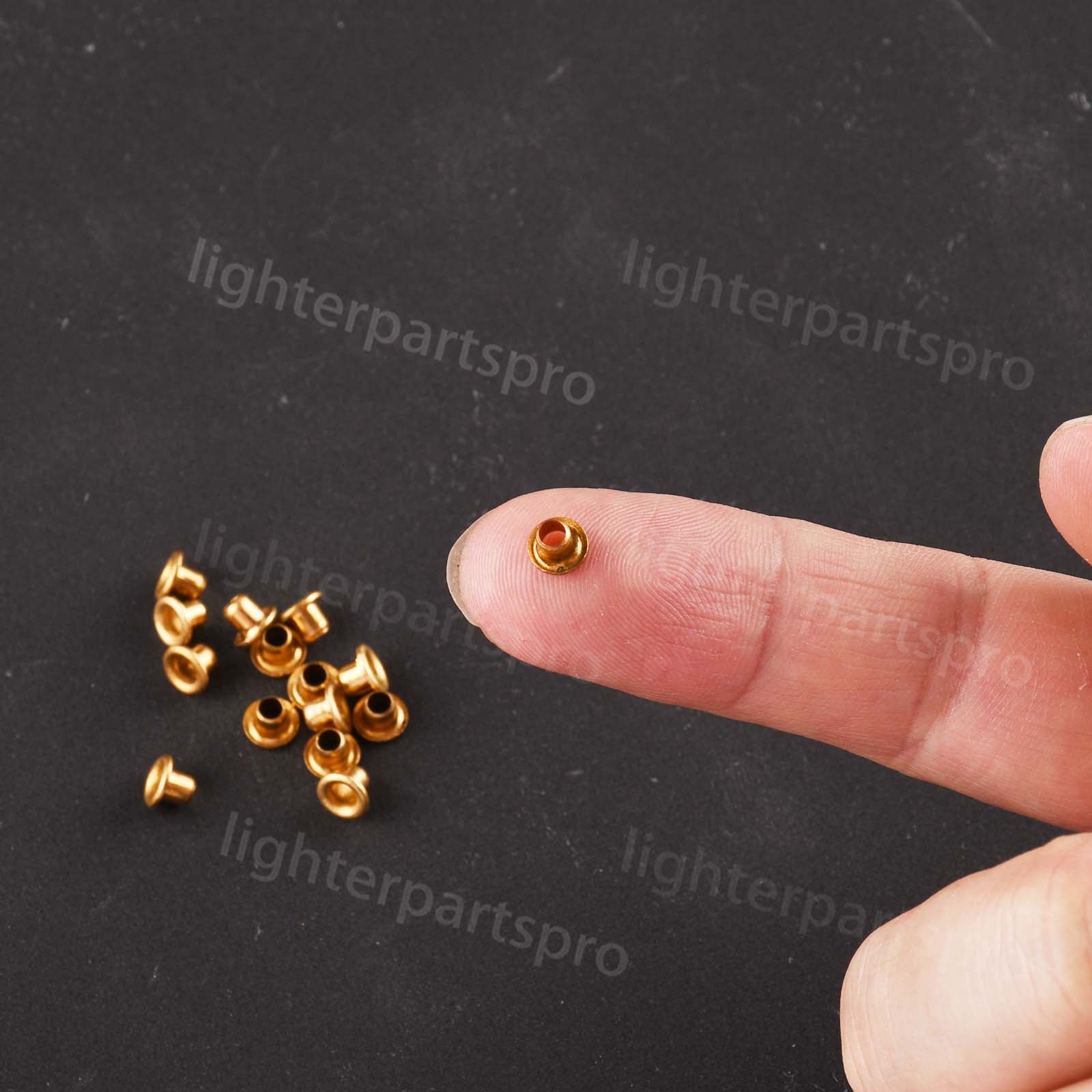 10pcs Copper Cam Rivet Eyelets for Zippo Lighter Repairs and Replacement Parts