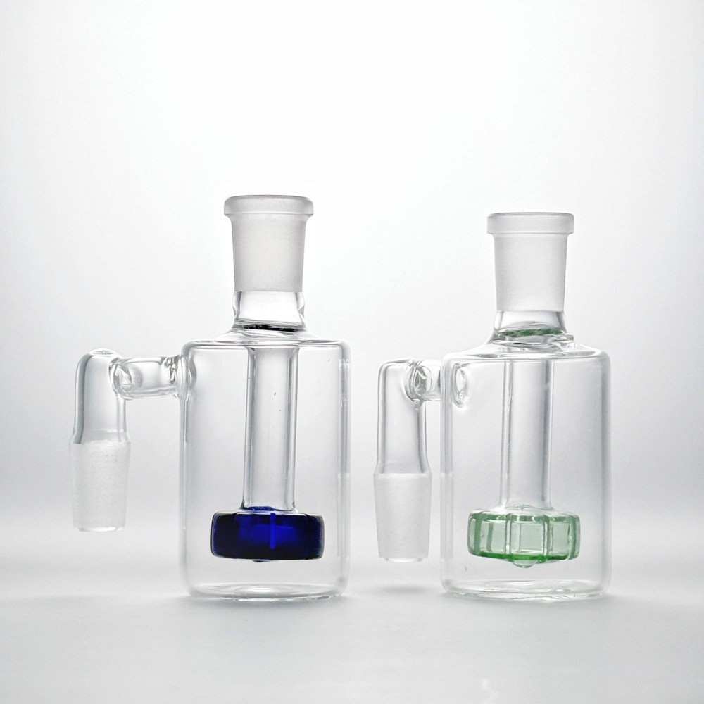 Glass Ash Catcher 14mm Male 90 Degree Showerhead Perc Water Pipe Bong Filter
