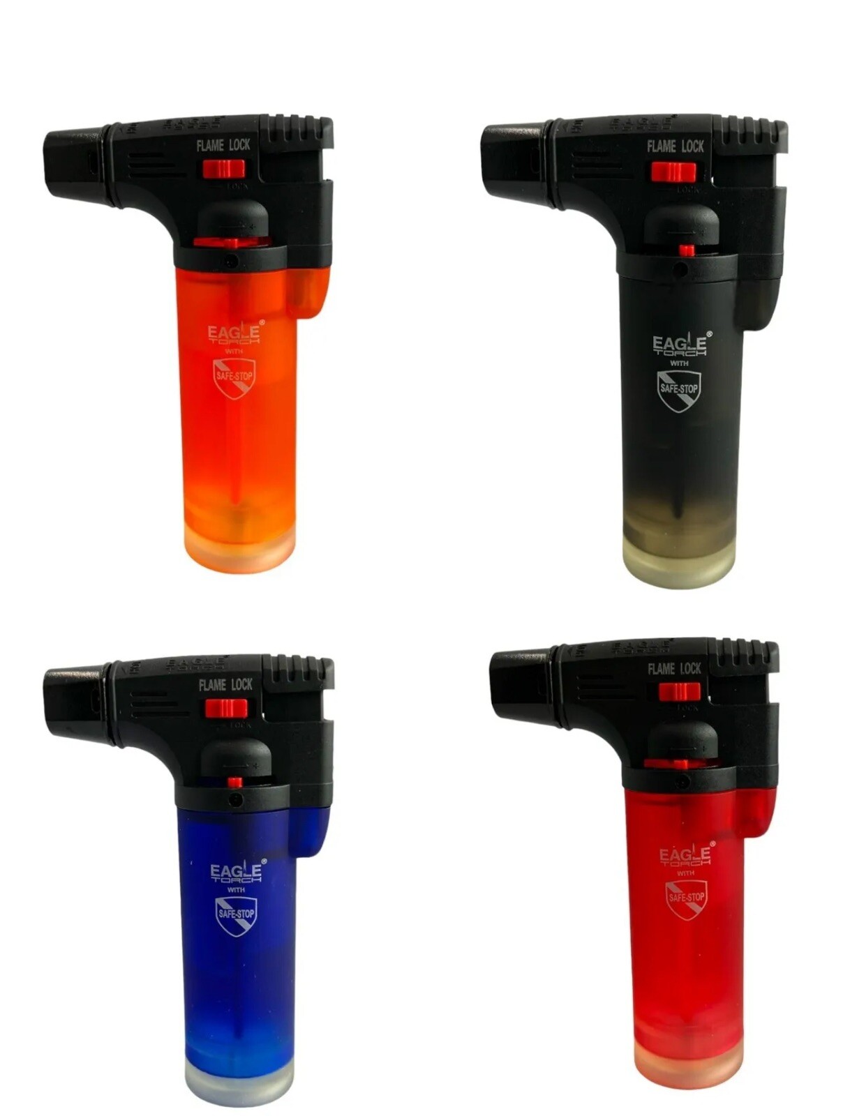 Eagle Torch Lighters Butane Refillable Single Jet Flame Windproof Blow Torch