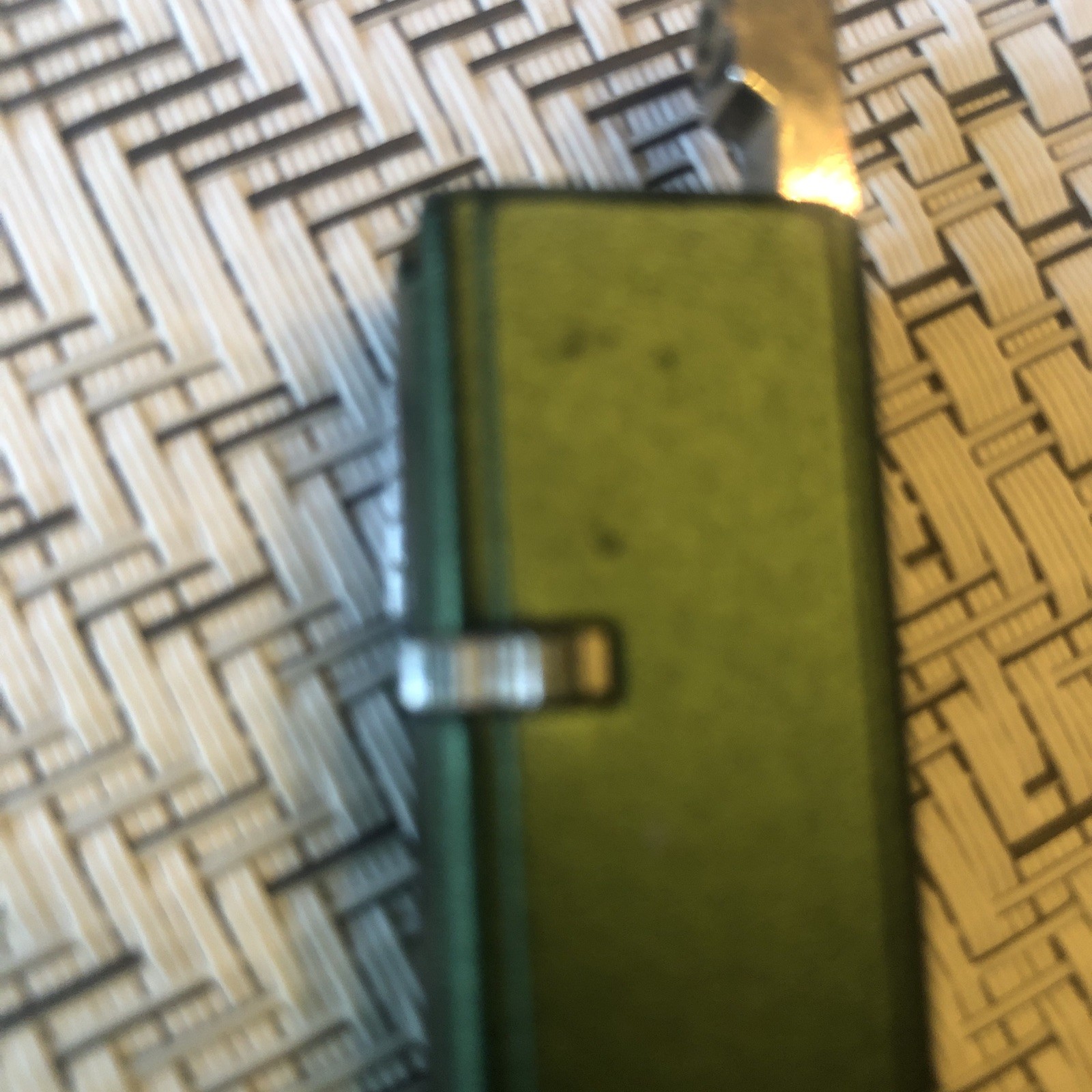 Vintage Green Japanese Four Star Refillable Butane Lighter …Needs Butane