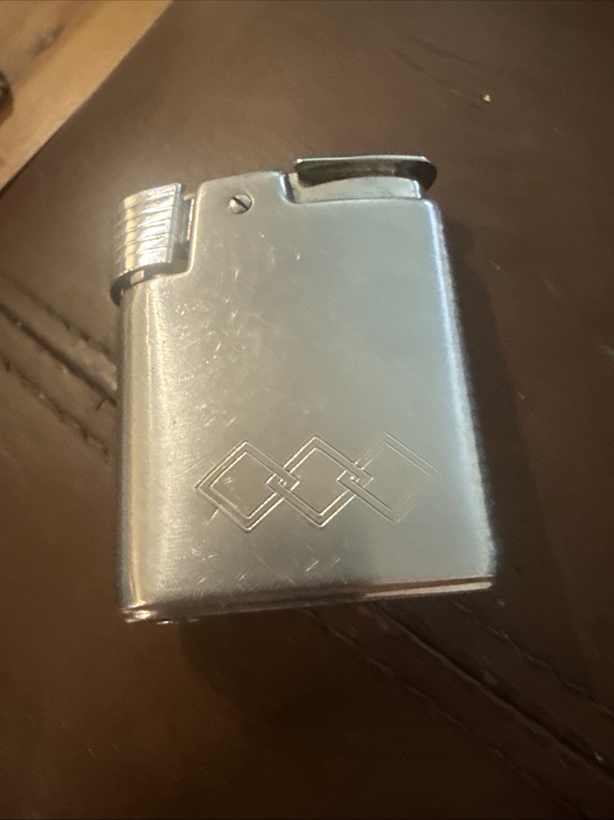 Vintage RONSON ENGLAND LIGHTER SILVER Lighter Without GAS