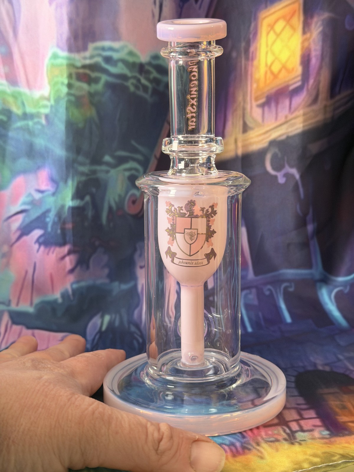 Bong Showerhead Perc 7″ Phoenix Star