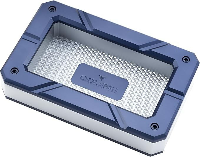 Colibri Cigar Ashtray Rally Navy Silver
