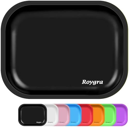 Small Metal Rolling Tray for Smoking Accessories Home Use