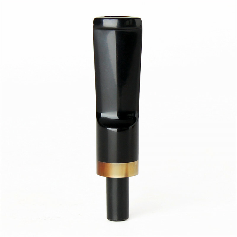 Acrylic Straight Briar Tobacco Pipe Stem Replacement Smoking Pipe Mouthpieces