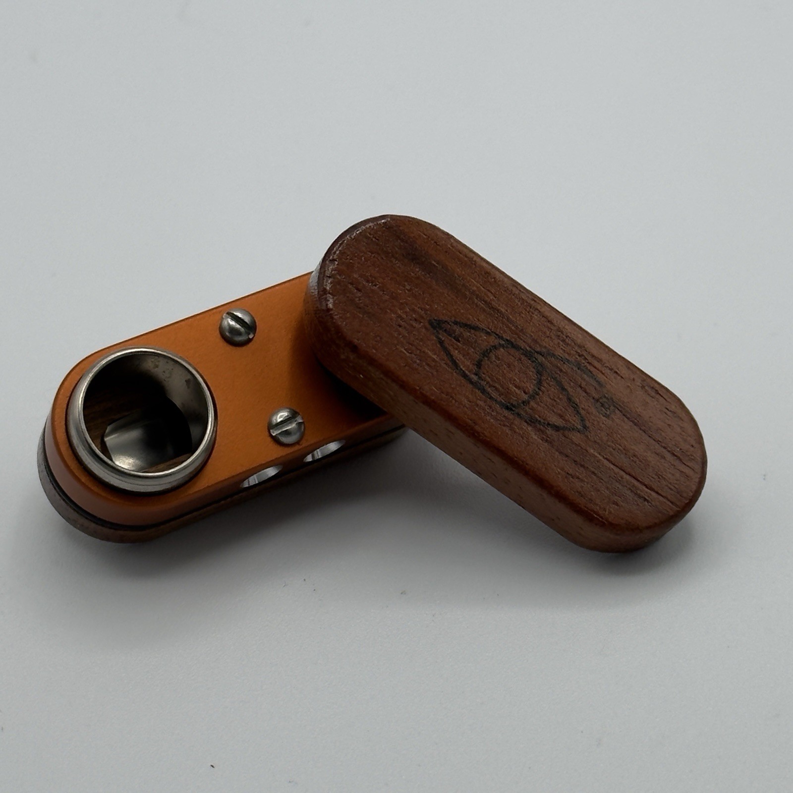 CLASSIC ORIGINAL MONKEY PIPE – FREE SHIPPING – MADE IN THE USA – ORANGE