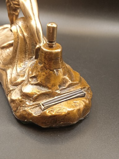 Stunning Antique French Erotic Sea Nymph Art Nouveau Striker Wand Lighter – RARE