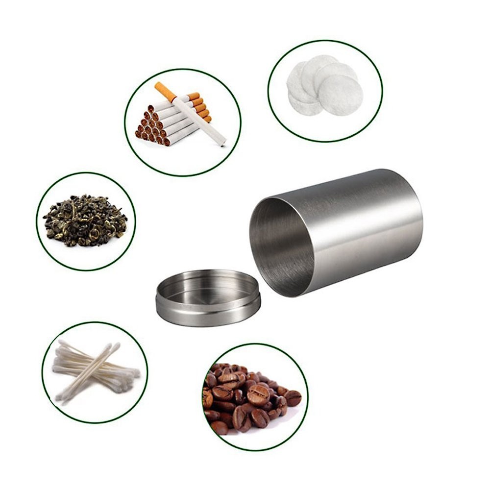High Capacity 100mm Cigarette Case – Durable Silver Stainless Steel Design