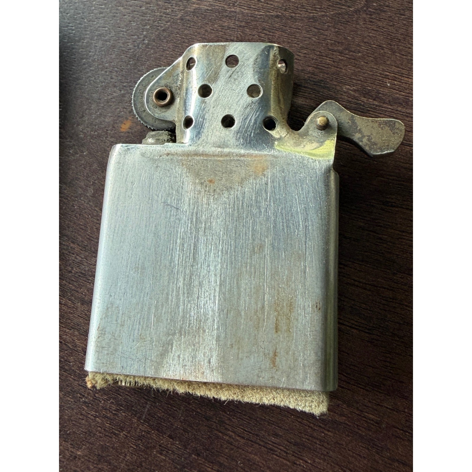 Rare Pre-War Zippo Lighter 1938-1940 PAT 2032695 4 Barrel Hinge Original USA