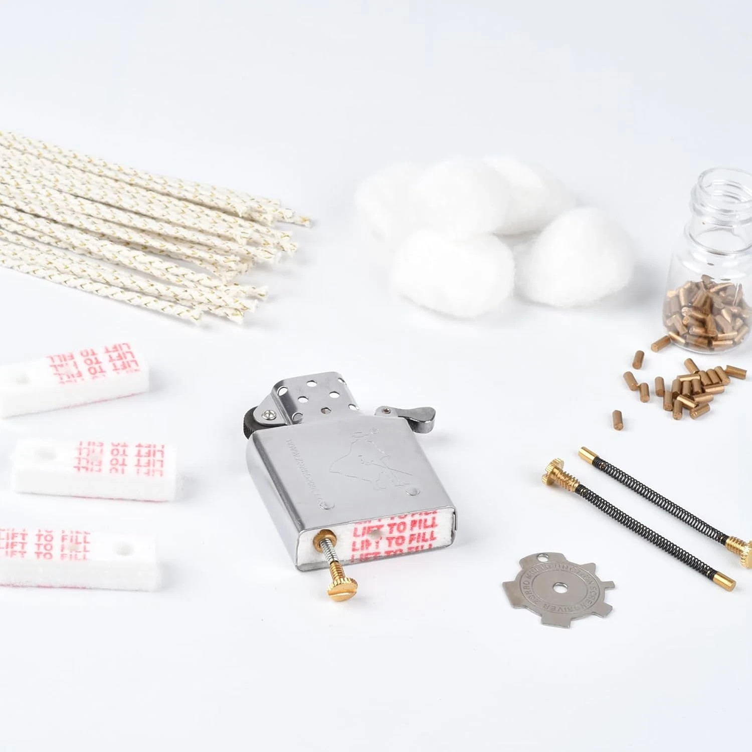 Lighter Repair Kit with Case, Vintage Kit, Flint Screw Kit,…