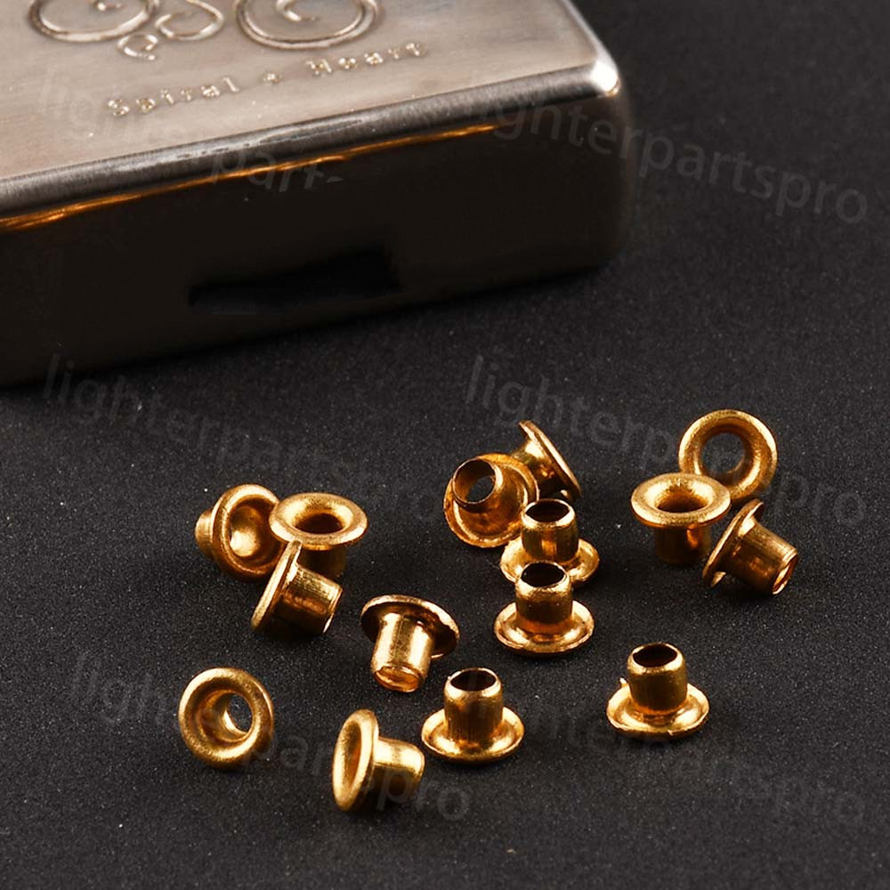 10pcs Copper Cam Rivet Eyelets for Zippo Lighter Repairs and Replacement Parts