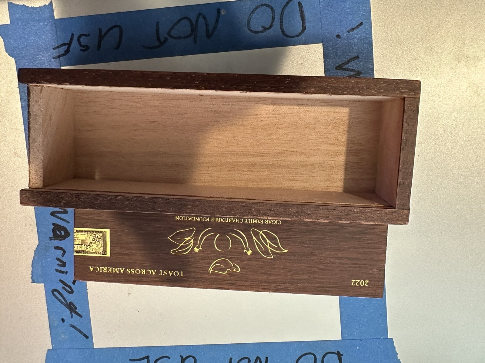 Fuente Wooden Cigar Coffin Wood Box Prometheus Opusx Opus X 2022 Toast Across