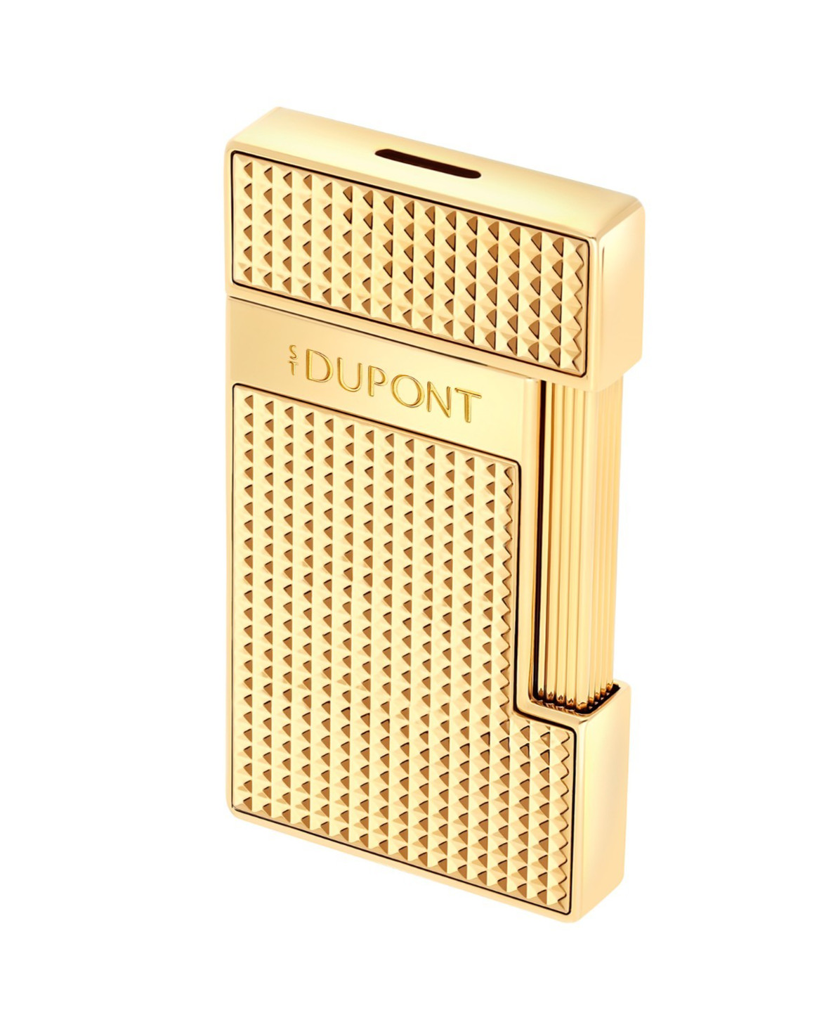 S.T. Dupont Slimmy Gold Diamond Head Torch Lighter | 28119 | NEW IN BOX |
