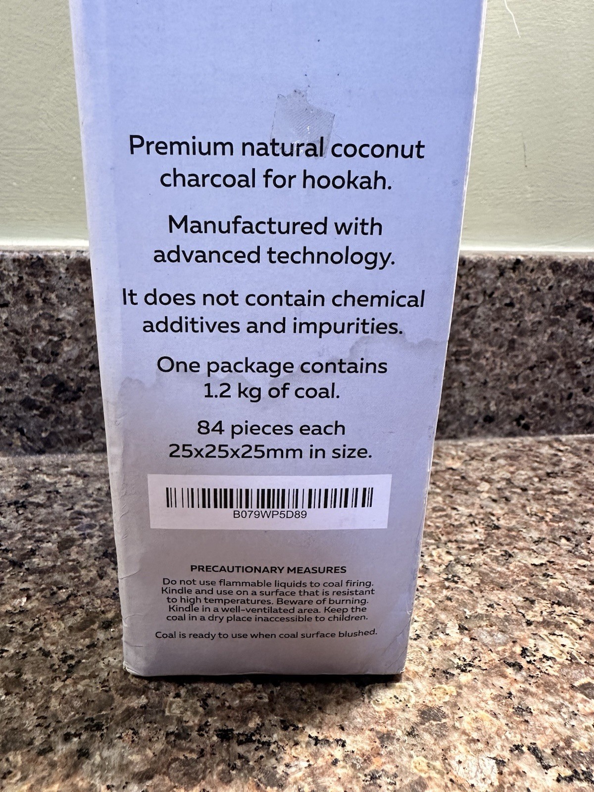 M. Rosenfeld Premium Coconut Charcoal for Hookah – 1.2kg 84pcs (Open Box)