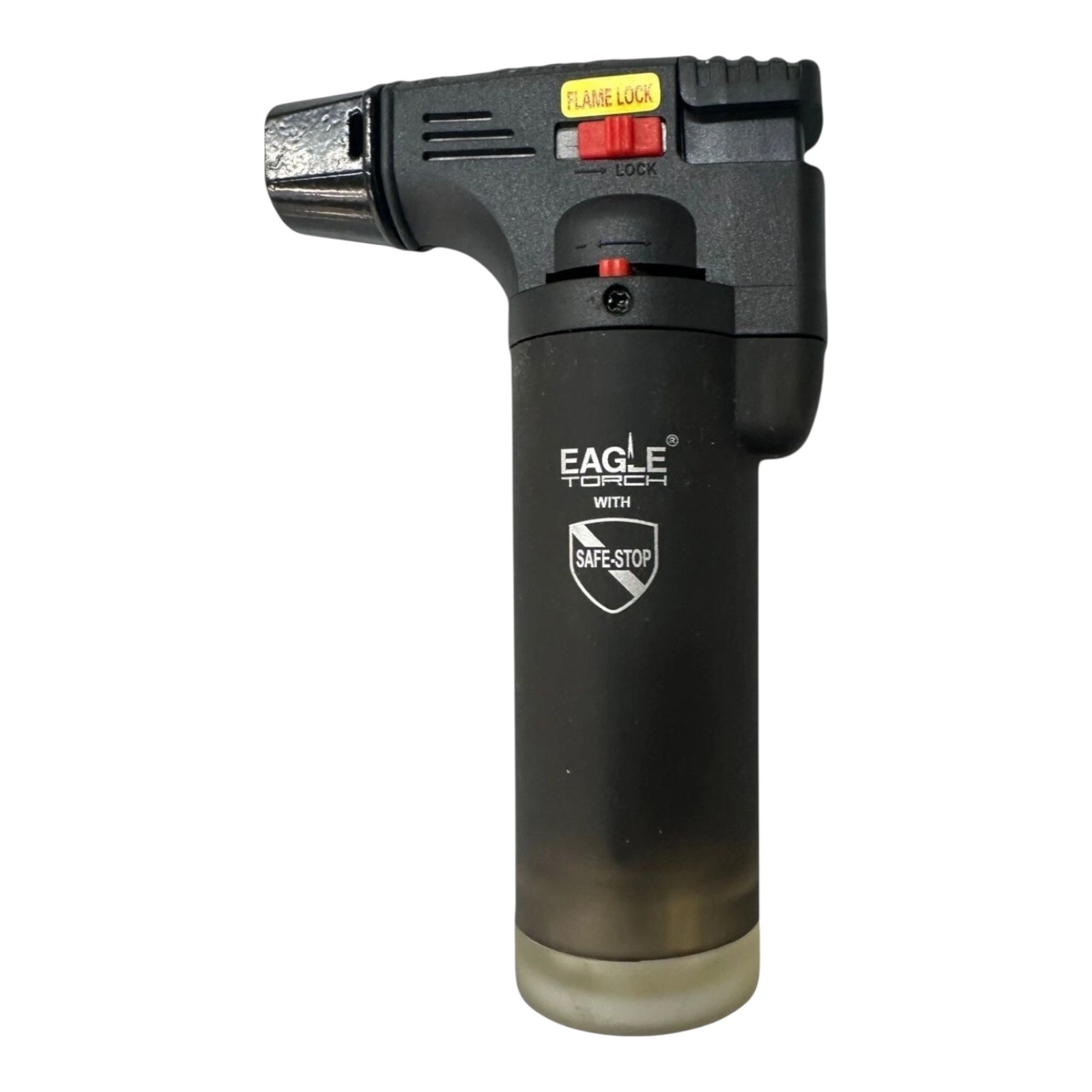 Eagle Jet Torch Gun Lighter Adjustable Flame Windproof Butane Refillable – BLACK
