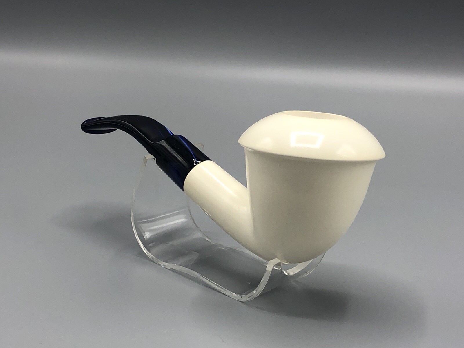 Sherlock Holmes pipe Set Of Two By EGE New Handmade Block Meerschaum Case#38