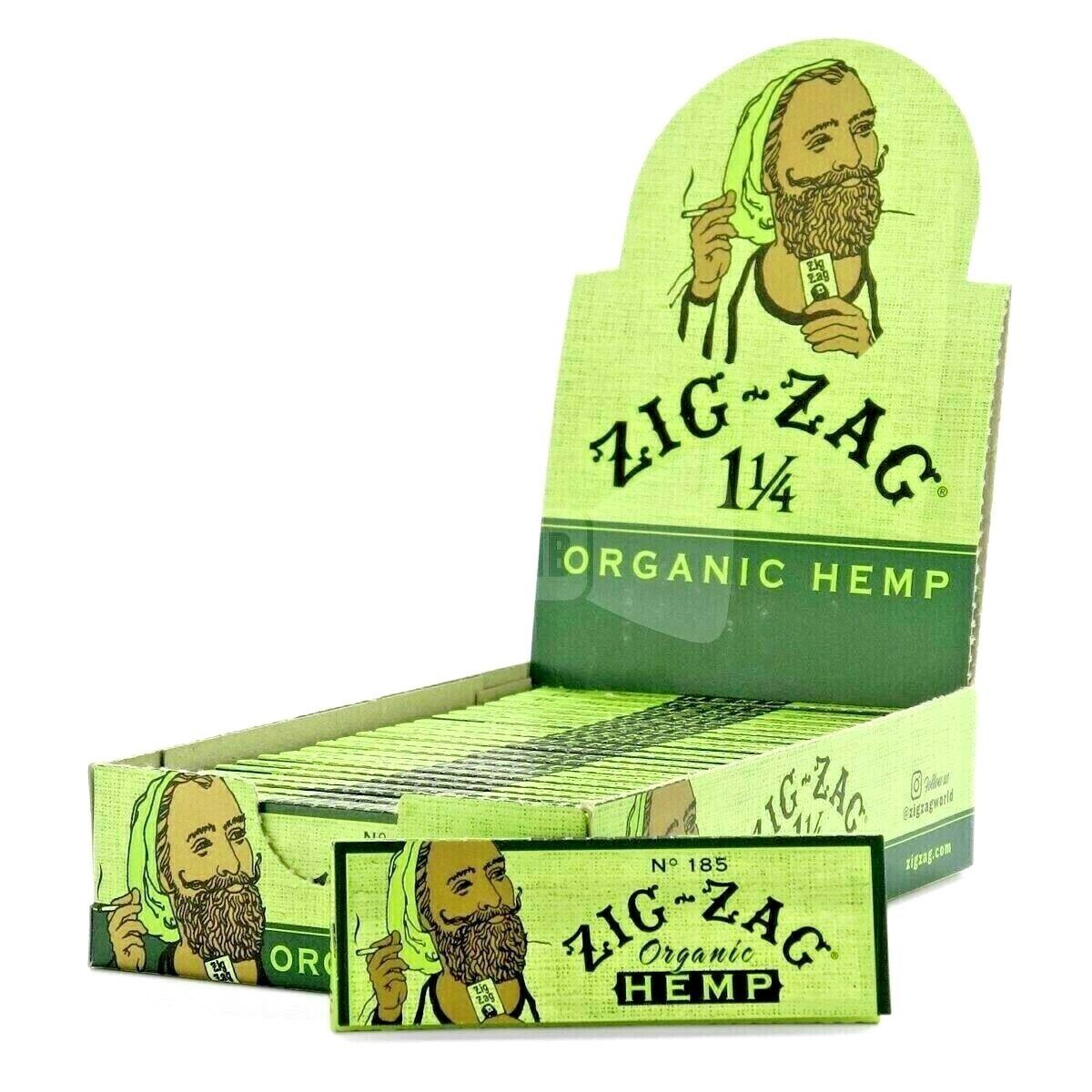 Zig Zag 1 1/4 Rolling Papers Organic ZigZag Buy4@Only $1.99/PK! USA Fast Shipper