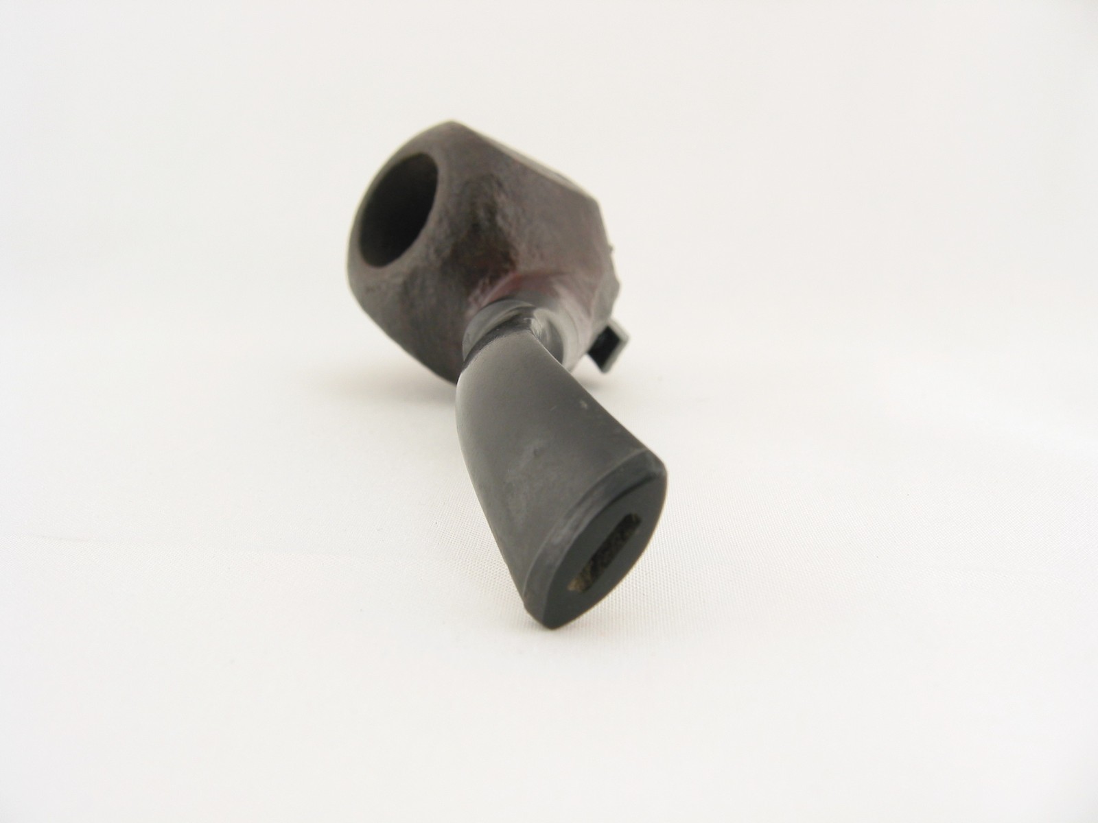 ITALY Patent Hand Carved Imported Briar SKULL HEAD MOVABLE MOUTH Pipe Halloween