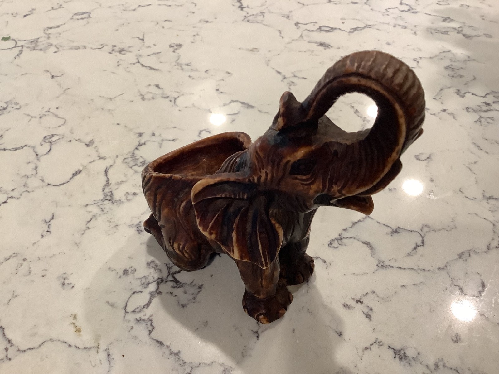 RARE ELEPHANT PIPE REST Comoy’s Of London RESIN Made In ITALY
