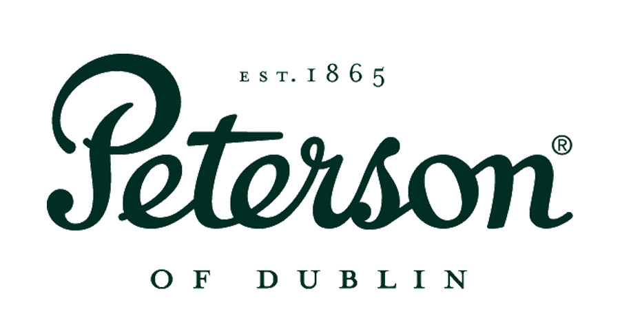 Peterson Emerald Rusticated Bent Dublin (05) Fishtail Pipe – New