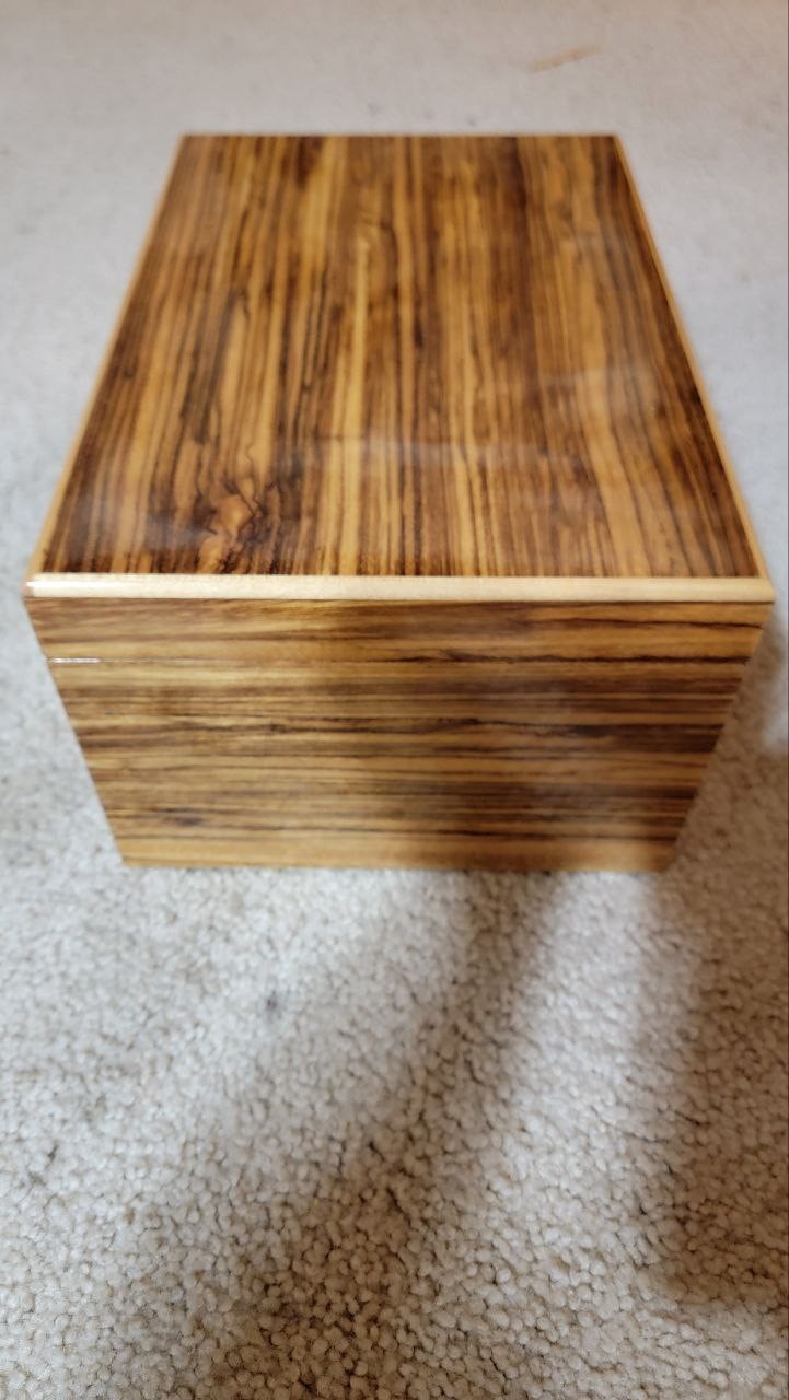 Daniel Marshall Ambiente Humidor for Cigar Zebrawood Edition